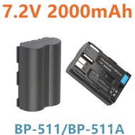 7.2V 2000mAh BP-511 -511A  511A for Camera Baery 511  511 For Canon EOS 40D 300D 5D 20D 30D 50D 10D G6 L10