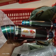 Knalpot silincer Red Leo. inlet 50 mm | Silincer Red Leo D50mm silincer saja| tabung silincer Red Le