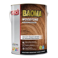 BAOMA WOODTONE UV-Absorbent Weather Resistant Wood Varnish Shellac Wood Stain Syelek Kayu Berkilat Cat Kayu Coating