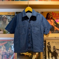 KEMEJA BDOSTORE | James Dean Denim Shirt | Children's short-sleeved shirt | Children's Jeans Shirts 