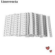 LIMERENCIA 100Pcs Terminal Block Marking Label, for UK10N ZB10 Series Terminal Block Tag, Number 91-