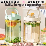 WINTE3U Cold Water Bottle, Large Capacity Kettle Outdoor Camping Water Bottle with Faucet, Bucket Dr