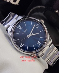 Casio Standard นาฬิกาข้อมือผู้ชาย สายสแตนเลส รุ่น MTP-V005D-2B5 หน้าปัดสีน้ำเงินสวยมาก ดูแพงเกินราคา