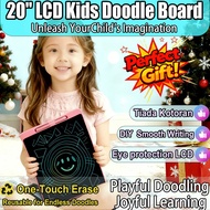 【20" Inch】tablet for kids LCD Kids Doodle Board 2+ Years Kids Colorful Drawing board for kid Eye-Fri