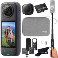Insta360 X4 Travel Bundle-8K Waterproof 360 Action Camera with 1/2" 48MP Sensors, 8K 360 HDR Video, 