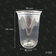 PET 20oz CUP (CLEAR)  _ 98MM (100'S)