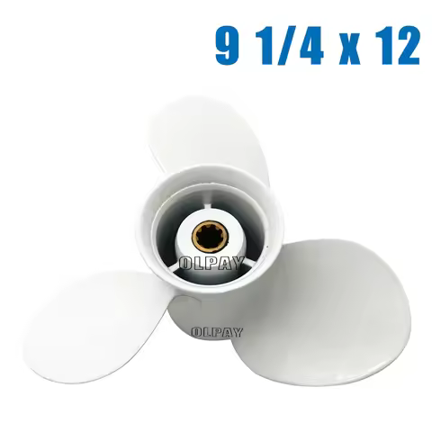 Propeller 683-45941-00-El 9 1/4 X 12 For Yamaha 9.9-15Hp Aluminum 8 Spline Teeth Boat Engine