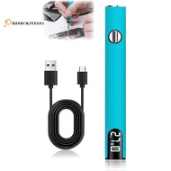 510 Thread Battery Cart Pen, Rechargeable 650mAh Cordless Soldering Pen with LED Digital Display Adj