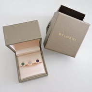 二手 寶格麗 BVLGARI BVLGARI BB系列 18K玫瑰金 青金石/珍珠母貝/孔雀石指間戒 戒指 S(48 49 50)