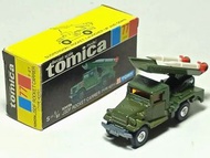 itrea 日本製 Tomica 77 Tomica JSDF Toyota Rocket Carrier Truck made in Japan 日本 黑盒黑箱 Tomy 77 自衛隊 火箭運載車 