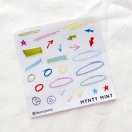 Doodle Sticker Sticker Waterproof Sticker Custom