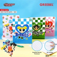 (1 Book) Greebel x Power Puff A5 School NotebookGirl 58 Sheets (1PCS) School Book GBPPG 5802 I Greeb