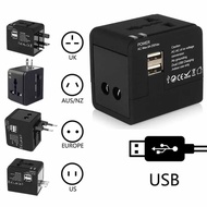 Travel Adapter Universal Power Plug Adapter EU Plug UK US With 2.1A USB Port