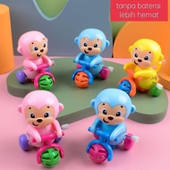 Mainan Anak Mainan Lucu Bentuk Monyet Mainan Berjalan Mainan Anak 1-6 tahun Mainan Anak laki laki dan perempuan