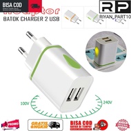 2 USB CHARGER HEAD ADAPTOR LED LAMP CHARGER CHARGER CHARGER