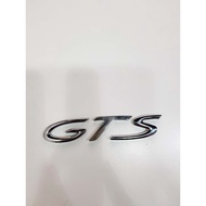 Porsche GTS Emblem Logo Chrome