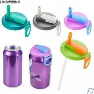 LINDW99NX Soda Can Lids, Splash Proof Cup Lid Straws Soda ​Can Covers, Fashion Plastic Beer Juice Ca