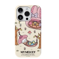 (Combo) Ốp Lưng Sanrio Hello Kitty Chính Hãng 100% Cho IPhone16 Ốp Lưng 16pro 16promax Ốp Lưng 15pro