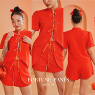 Taupe.brand - Fortune Pants " กางเกงขาสั้นดีไซน์เก๋ งานตัดพิเศษ ลายสวย แพทเทินสวย ใส่ได้ทุกวัน ตรุ