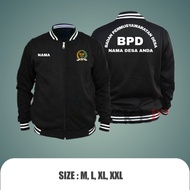 JAKET BASEBALL BPD BADAN PERMUSYAWARATAN DESA // JAKET BPD BISA TULIS NAMA DAN DESA MU SUKA SUKA