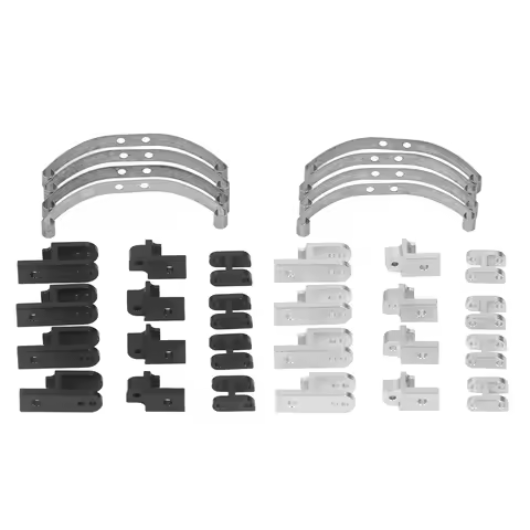 RC Leaf Spring Suspension Alluminum Alloy Leaf Spring Suspension Bar Fit For WPL B4 24 1/16 RC Car