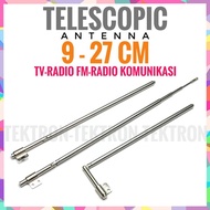 Telescopic Antenna 9-27cm Antenna Antenna TV Radio FM Communication