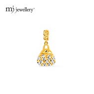 MJ Jewellery Gold Bag Charm P62 , 375 Gold & 916 Gold