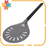 Turning Pizza Peel with 8 inch Aluminum Round Pizza Paddle, 23.6 inch Overall, Outdoor Pizza Oven Ac