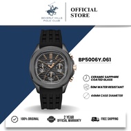 Beverly Hills Polo Club BHPC Jam Tangan Lelaki Men's Rubber Quartz Watch BP3211X / BP5006Y
