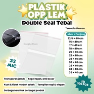 OPP Plastic THICK GLUE 13.5X40 15X40 17X40 18X40 20X40 22X40 25X40 28X40 30X40 32X40 33X40 35X40 Pla