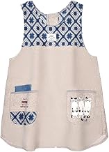 Kusuguru Japan 236639 Fleece Button Opening Apron, Gray, M-L