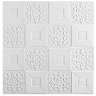 Wallpaper 3D Foam Motif Batik uk 70x70cm per 5lembar