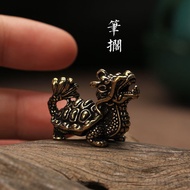 Brass Pen Holder Creative Study Four Treasures Retro Brass Brush Holder Pen Holder Pen Mountain Pen 