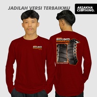 Kaos Lengan Panjang Sound Engineer Audio Sound System gantung Baju Distro Katun Combed 30s by Arsakh