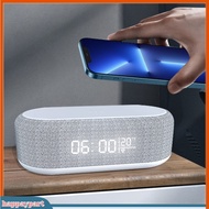 happaypart|  Sleep Peacefully with Dimmable Alarm Clock Alarm Clock with Soft to Rapid Ringtone Wireless Charging Digital Alarm Clock with Dimmable Led Night Light and Temperature
