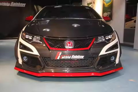 Real Carbon Fiber spoiler body kit fit for Honda 2015 Civic Type-R FK2