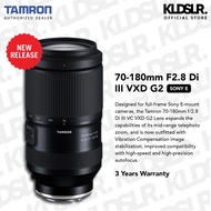 Tamron 70-180mm F2.8 Di III VXD Lens / Tamron 70-180mm F2.8 Di III VC VXD G2 Lens (Sony E)