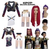 Rumi Mira Zoey KPop Demon Hunters Cosplay Costume Kids KPop Demon Hunters Disguise Cloth Girls Birth