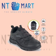 ABARO 2323N Water Resistant Anti-Bacterial <Name Your Shoes> School Shoes Black / Kasut Sekolah Hita