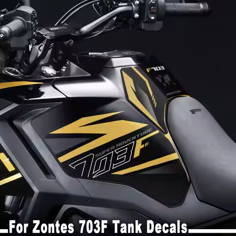 Motorcycle Tank Sticker Fuel Tank Traction Pads Protection Decals For Zontes 703 F ZT703-F ZT 703F 2