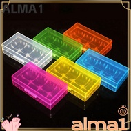 ALMA Battery , Anti-slip Coloful 18650 Battery Box,  Plastic 4 AA AA Portable Rechargeable Battery C