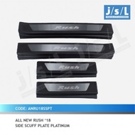 ALL NEW RUSH TERIOS 18 Silplat Sill Plate Sillplate Side Door Protector M/ Platinum JSL