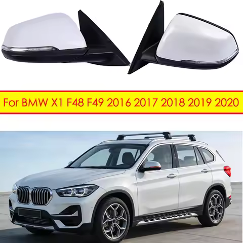 BMW X1 F48 Mirror High-quality components Auto Left or Right Heated 5 pin Rear Mirror Assembly For B