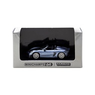 MINICHAMPS X Tarmac Works 1/64 Porsche 718 Spyder RS Vanadium Grey Metallic