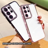 Samsung s21 ultra SM-G998B SM-G998B/DS SM-G998U SM-G998U1 S21ULTRA Electroplated transparent soft sh