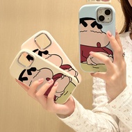 For Poco F4 F5 F2 M3 M6 ProThe outer shell is a Crayon Shin chan pattern phone case