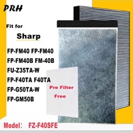 เปลี่ยนสำหรับ Sharp FP-FM40 FP FM40, FP-FM40B FM40B, FU-Z35TA-W, FP-F40TA F40TA , FP-G50TA-W, FP-GM50B สำหรับแทนที่ FZ-30SFTA, FZ-F40SFE กรอง