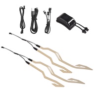 F24-In-1 Motorcycle Helmet Night Riding Cold Light Signal Flashing Strip LED Luminous Sticker Strip 