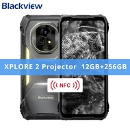 Blackview XPLORE 2 Projector 5G AI Rugged Phone 6.73” 3.2K AMOLED Display 20000mAh 120W Charger Dime