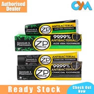 ZP Toothpaste Ubat Gigi 120g Aloe Vera & Charcoal 99.99% Antibacterial Protects Teeth Against Caviti